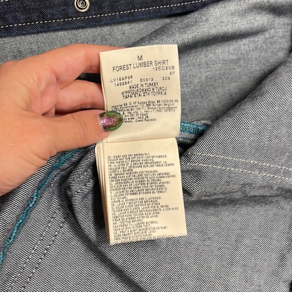 Vivian Westwood Anglomania + Lee Plaid and Denim Shirt - Picture 12 of 12